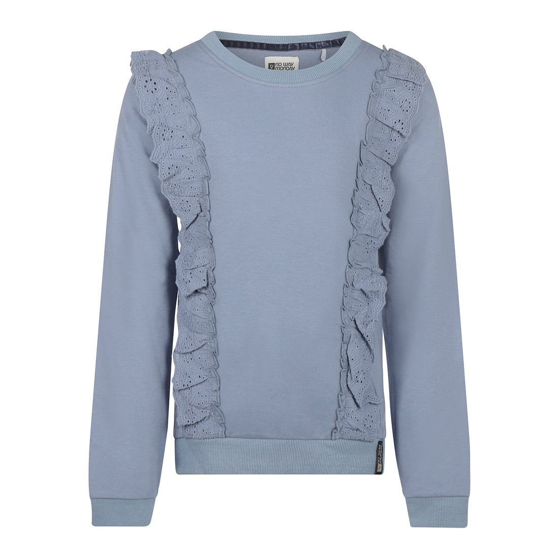 No Way Monday Mädchen-Pullover blau
