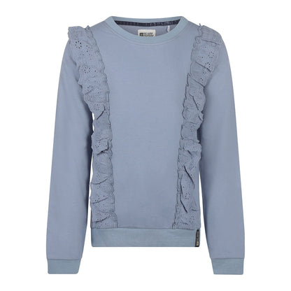 No Way Monday Mädchen-Pullover blau